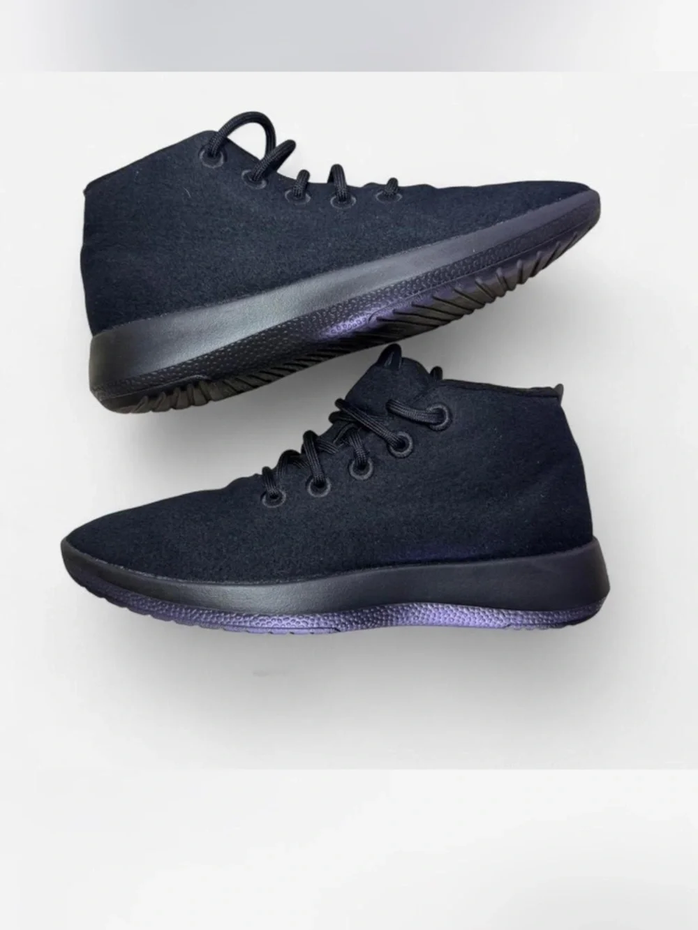allbirds Men's Black High-Top Wool Sneakers